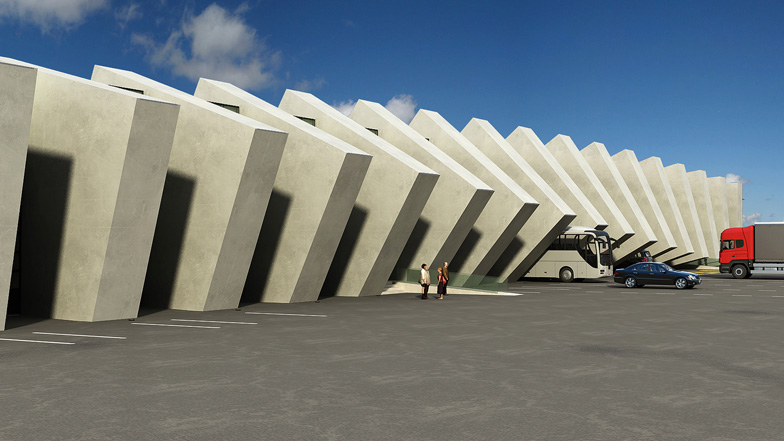 Ninotsminda Border Checkpoint by Luka Machablishvili