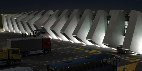 Ninotsminda Border Checkpoint by Luka Machablishvili