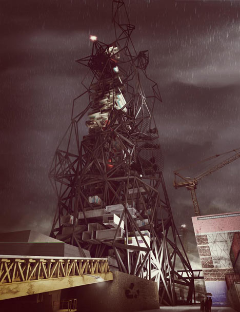 Scrap Skyscraper by Projeto Coletivo