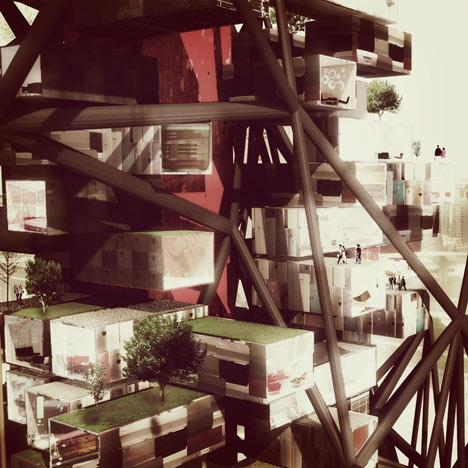 Scrap Skyscraper by Projeto Coletivo