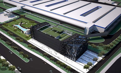 Zoomlion Headquarters Exhibition Center by amphibianArc Zoomlion Headquarters Exhibition Center by amphibianArc
