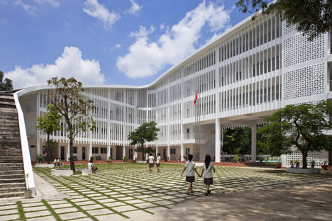 Binh Duong School by Vo Trong Nghia Binh Duong School by Vo Trong Nghia