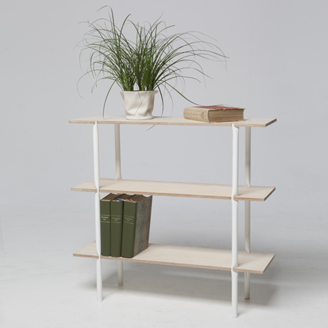 In a Pinch shelving system by Arttu Kuisma In a Pinch shelving system by Arttu Kuisma