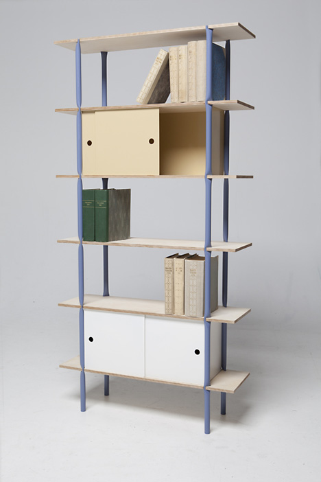 In a Pinch shelving system by Arttu Kuisma In a Pinch shelving system by Arttu Kuisma