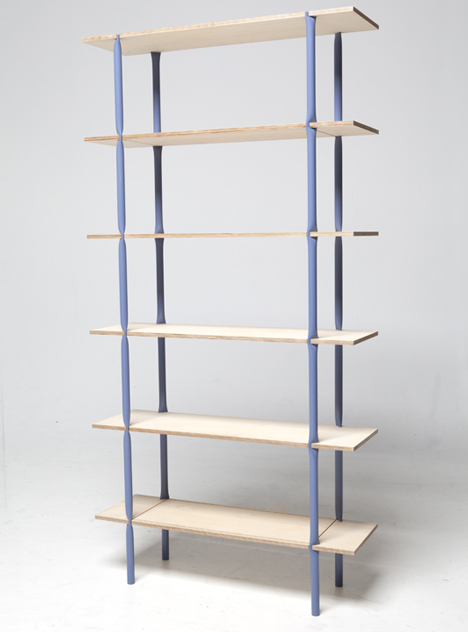In a Pinch shelving system by Arttu Kuisma In a Pinch shelving system by Arttu Kuisma