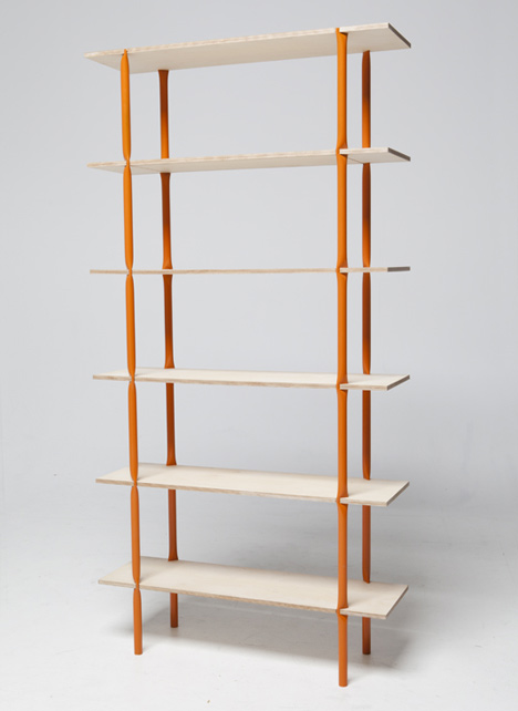 In a Pinch shelving system by Arttu Kuisma In a Pinch shelving system by Arttu Kuisma