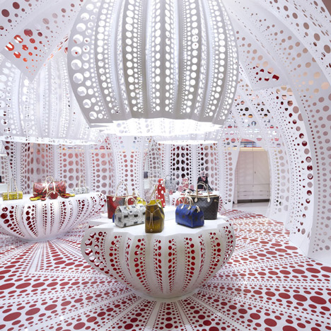 Louis Vuitton and Kusama concept store at Selfridges