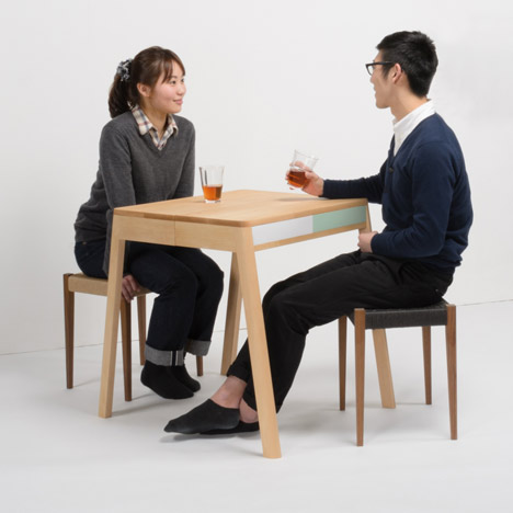 Lovebird tables by Yuki Matsumoto Lovebird tables by Yuki Matsumoto