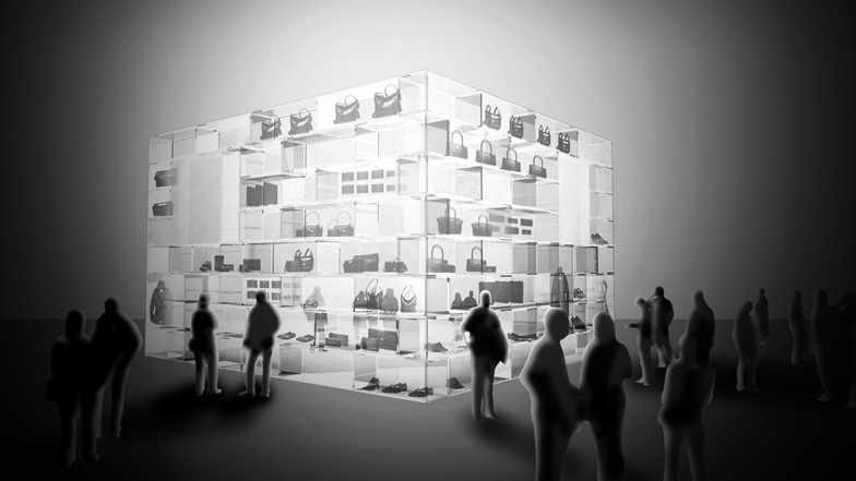 Merchandising System for Coach by OMA