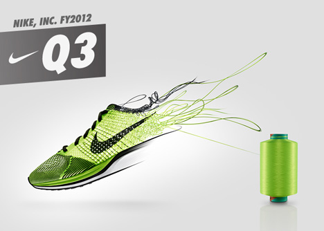 Nike Flyknit running shoes