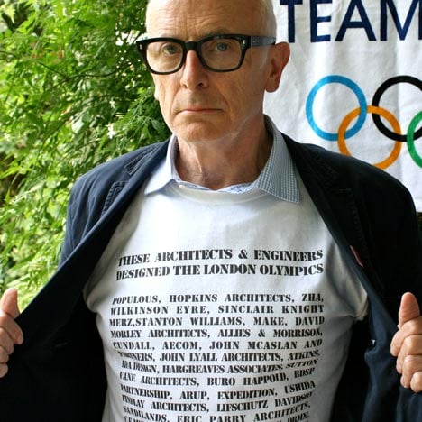 Olympic Marketing Protest T-shirt by Peter Murray at Dezeen Super Store Olympic Marketing Protest T-shirt by Peter Murray at Dezeen Super Store