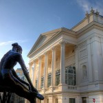 Royal Opera House and ballerina photographed by Russ London