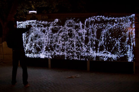 Water Light Graffiti by Antonin Forneau for DigitalArti Artlab