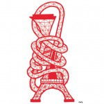 Drawings on the London Olympics by Clo’e Floirat at Dezeen Super Store
