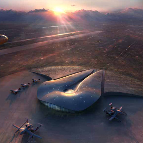 New Mexico spaceport by Foster