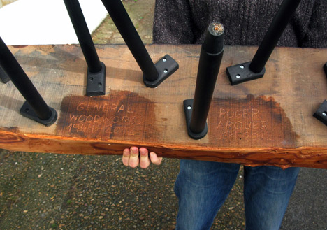 General Woodwork Bench by Roger Arquer for the Stepney Green Design Collection General Woodwork Bench by Roger Arquer for the Stepney Green Design Collection