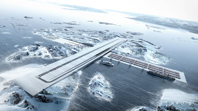 AIR+PORT by BIG and Tegnestuen Nuuk at the Danish Pavilion