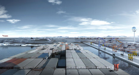 AIR+PORT by BIG and Tegnestuen Nuuk at the Danish Pavilion