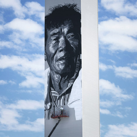 Asia's Tallest Mural by Hendrik Beikirch Asia's Tallest Mural by Hendrik Beikirch