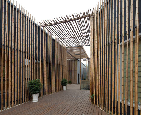 Bamboo Courtyard Teahouse by HWCD Bamboo Courtyard Teahouse by HWCD