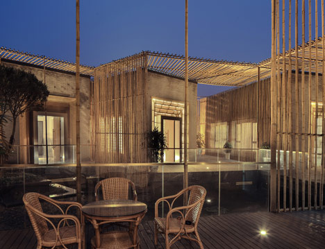 Bamboo Courtyard Teahouse by HWCD Bamboo Courtyard Teahouse by HWCD