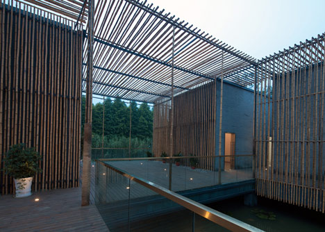 Bamboo Courtyard Teahouse by HWCD Bamboo Courtyard Teahouse by HWCD