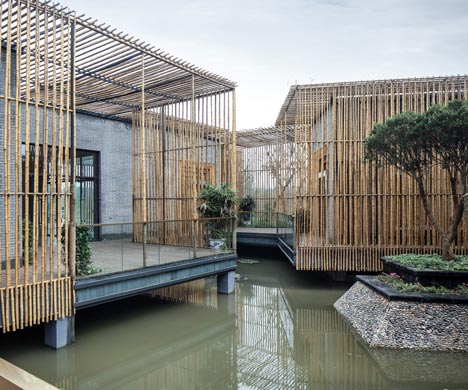 Bamboo Courtyard Teahouse by HWCD Bamboo Courtyard Teahouse by HWCD