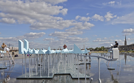 Bastide Niel on Miroir d'Eau in Bordeaux by MVRDV