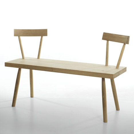 Bodge Bench by Gitta Gschwendtner for the Stepney Green Design Collection