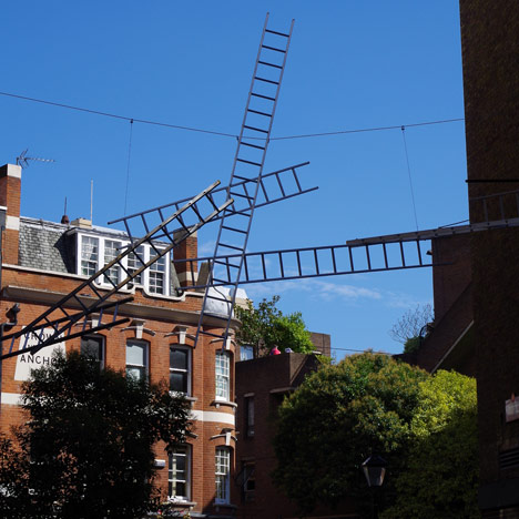 Seven Designers for Seven Dials installations curated by Dezeen