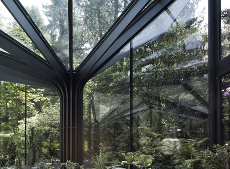 Greenhouse at Grüningen Botanical Garden by Buehrer Wuest Architekten Greenhouse at Grüningen Botanical Garden by Buehrer Wuest Architekten