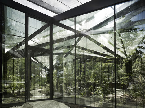 Greenhouse at Grüningen Botanical Garden by Buehrer Wuest Architekten Greenhouse at Grüningen Botanical Garden by Buehrer Wuest Architekten