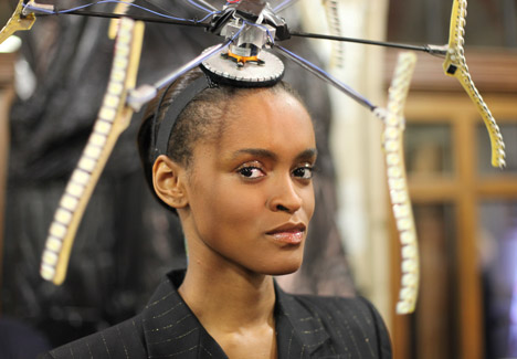 Hats by Moritz Waldemeyer for Philip Treacy