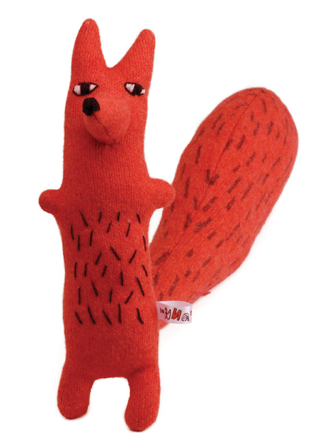 Knitted tree and creature by Donna Wilson for the Stepney Green Design Collection Knitted tree and creature by Donna Wilson for the Stepney Green Design Collection