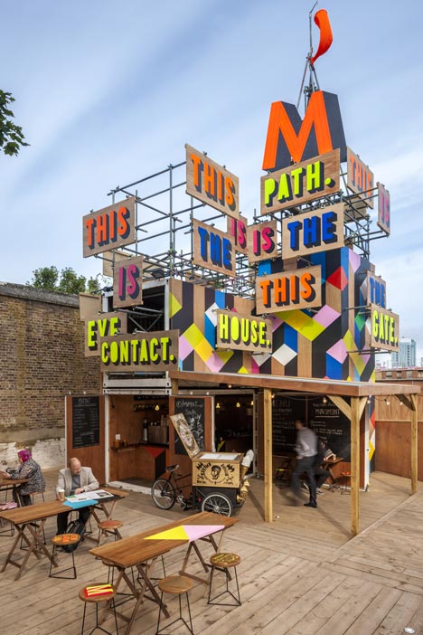 MVMNT Cafe by Morag Myerscough MVMNT Cafe by Morag Myerscough