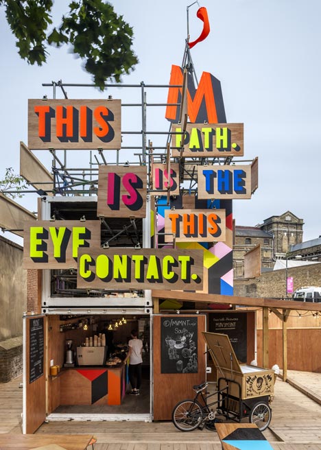 MVMNT Cafe by Morag Myerscough MVMNT Cafe by Morag Myerscough