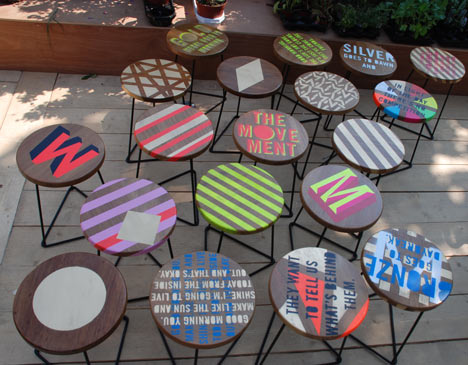 MVMNT Cafe by Morag Myerscough MVMNT Cafe by Morag Myerscough