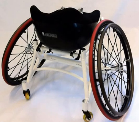 Paralympic design: 3D printed seats for wheelchair basketball