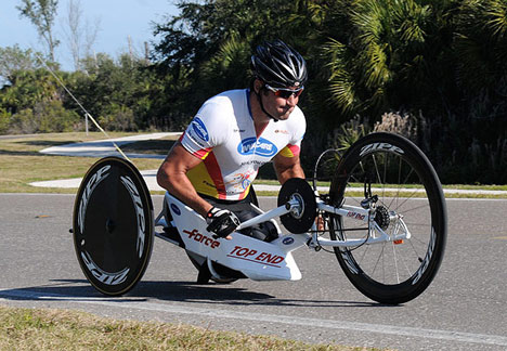 Paralympic design: competitive handcycles Paralympic design: competitive handcycles