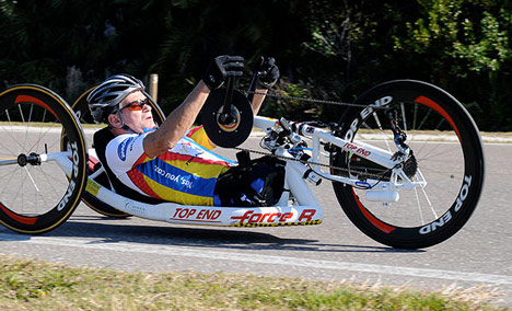 Paralympic design: competitive handcycles Paralympic design: competitive handcycles