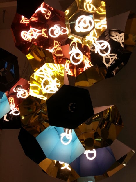 Plumen Hive by Hulger in The Changing Room at Dezeen Super Store Plumen Hive by Hulger in The Changing Room at Dezeen Super Store