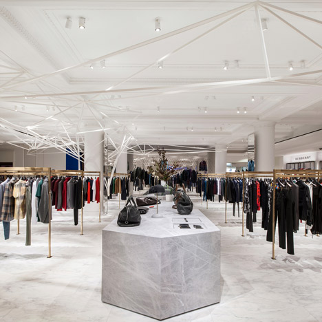 Selfridges Mens Designer Space by Alex Cochrane Architects