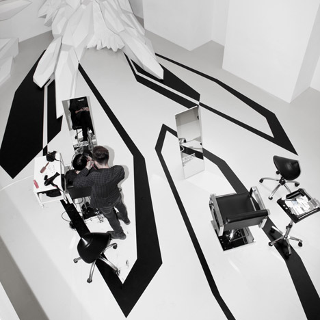 The Fudge Pop-Up Salon by Zaha Hadid Architects
