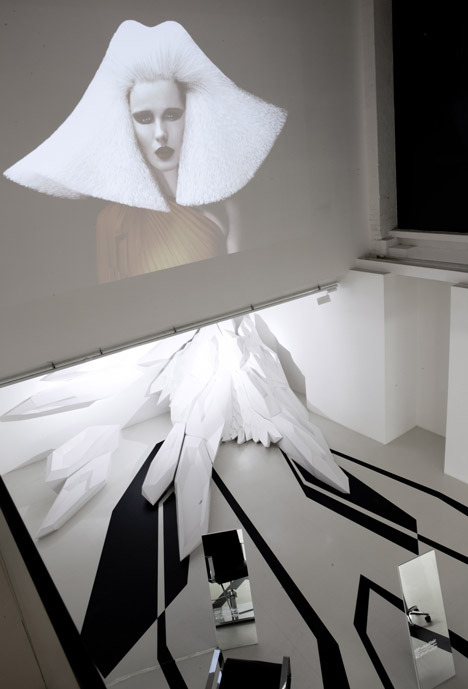 The Fudge Pop-Up Salon by Zaha Hadid Architects