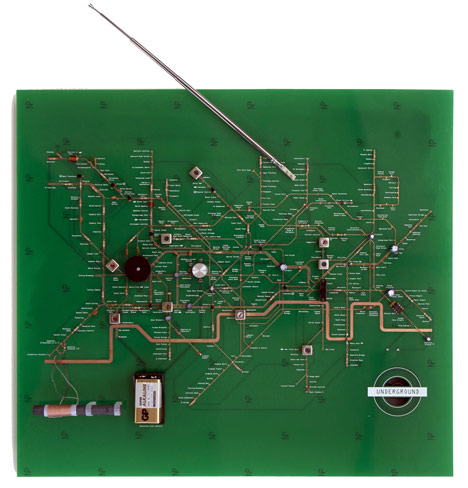 Tube Map Radio and Denki Puzzle by Yuri Suzuki