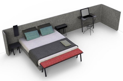 Area Bed by Alain Gilles for Magnitude Area Bed by Alain Gilles for Magnitude