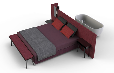Area Bed by Alain Gilles for Magnitude Area Bed by Alain Gilles for Magnitude