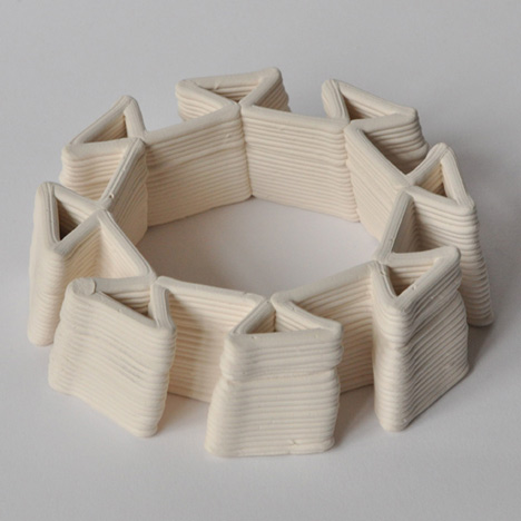 Building Bytes 3D printed bricks by Brian Peters