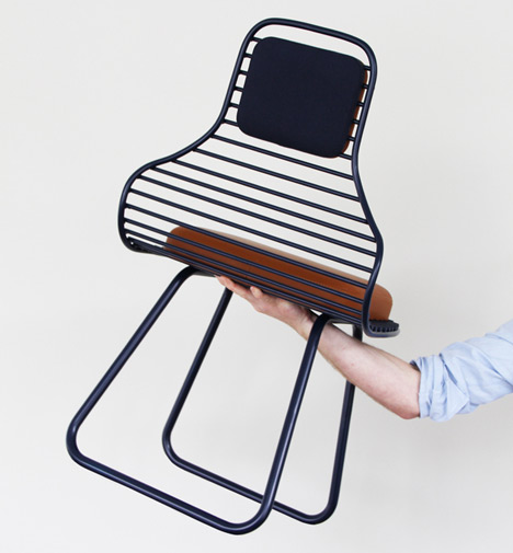 Chair 01 and Stool 01 by Daphna Laurens