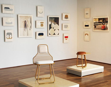 Chair 01 and Stool 01 by Daphna Laurens